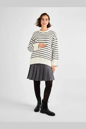 JoJo Maman Bébé Maternity Pleated Mini Skirt AU 12