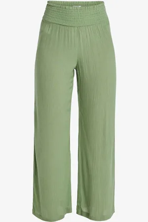 Roxy Green Along The Beach High Waist Trousers XL