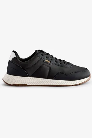 HUGO BOSS Black Lace-Up Trainers AU 11 (EU 45)