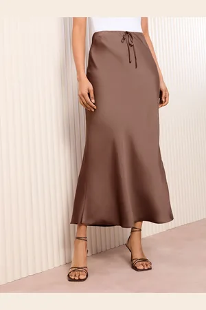 Friends Like These Satin Maxi Skirt AU 10