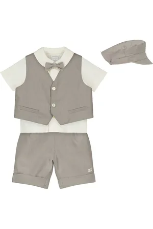 Emile et Rose 100% Cotton Shirt, Waistcoat and Short 3 Piece Set 18 Months (86cm)