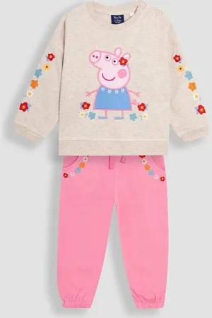 JoJo Maman Bébé Pink 2-Piece Peppa Pig Sweatshirt & Joggers Set 1.5