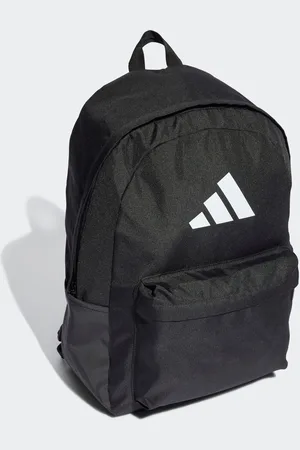 adidas Black Classic 3 Bar Logo Backpack One