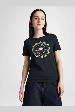 Converse Black Hearts T-Shirt M