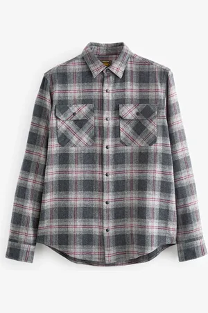 Next Long Sleeve Check Shirt 4XL