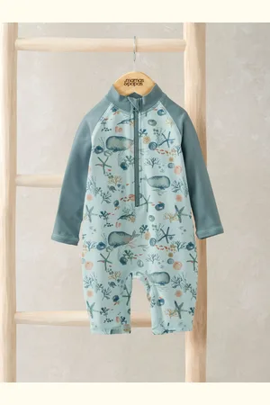 Mamas & Papas Blue Whale Print Long Sleeve Rashsuit 12