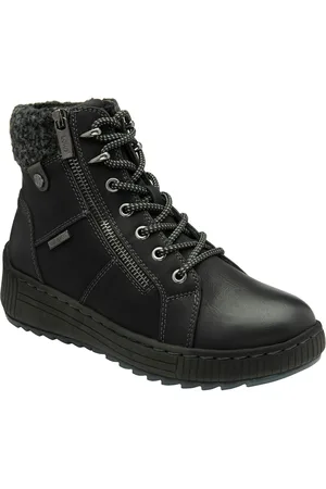 Lotus Black Zip Up Flat Ankle Boots AU 7 (EU 38)