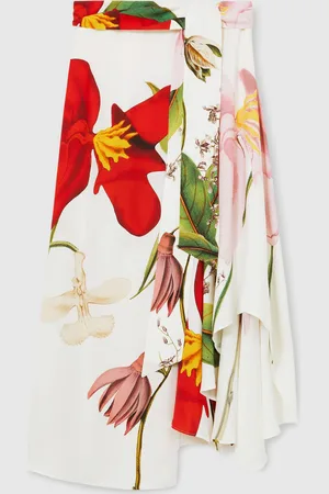 Reiss Kassia NYBG Floral Midi Skirt AU 4