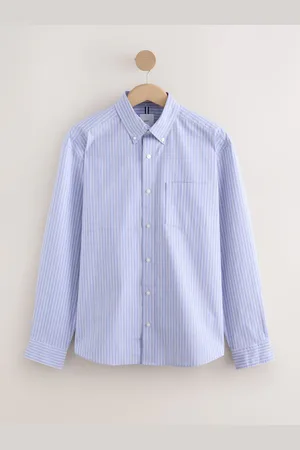 Next 100% Cotton Striped Long Sleeve Shirt 4XL