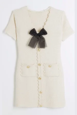 River Island Mini Boucle Dress AU 14