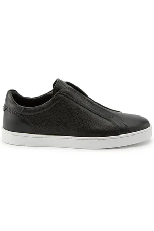 JONES BOOTMAKER Slade Suede Black Trainers AU 6 (EU 40)
