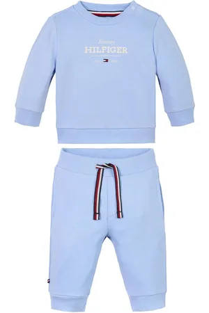Tommy Hilfiger Blue Logo Sweatshirt and Joggers Set Newborn