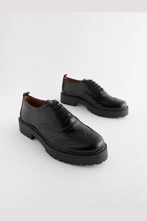 Next Extra Wide Fit Forever Comfort Chunky Brogue Lace-Up Shoes AU 6 (EU 37)