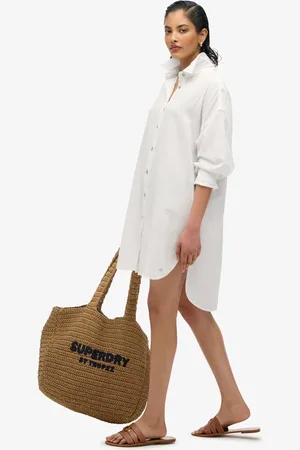 Superdry Ibiza Longline Beach 100% Cotton Shirt AU 8