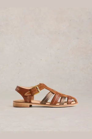 White Stuff Brown Zara Fisherman Sandals AU 7 (EU 37.5)