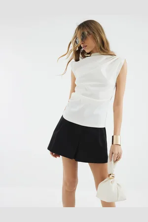 River Island Linen Structured Shorts 6