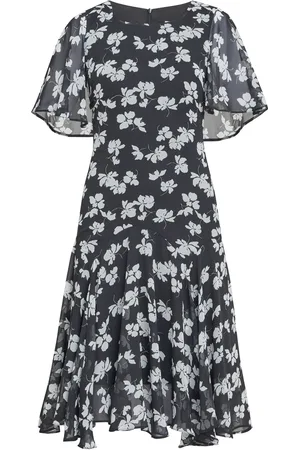 Gina Bacconi Annette Chiffon Dress AU 16