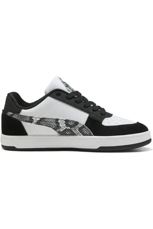 PUMA Black Womens Caven 2.0 Snake Chic Sneakers AU 7 (EU 38)