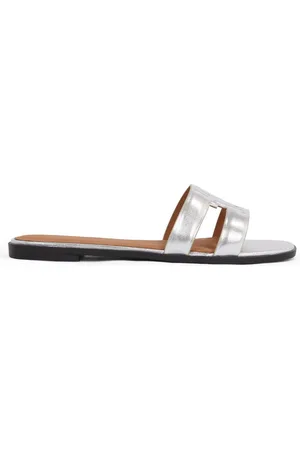 Tommy Hilfiger Peach Pink Logo Strap Mules AU 8 (EU 39)