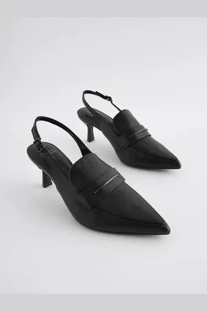 Next Forever Comfort Point Toe Heeled Loafers AU 7.5 (EU 38.5)