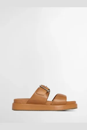 Barbour Tan Brown Adele Flatform Sandals AU 8 (EU 39)