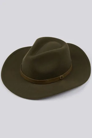 U.S. Polo Assn. U. S. Polo Assn Green Womens Felt Fedora Hat One