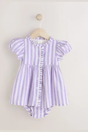 Next Baby 100% Cotton Woven Dress and Bloomer Knickers Set (0mths-2yrs) 3