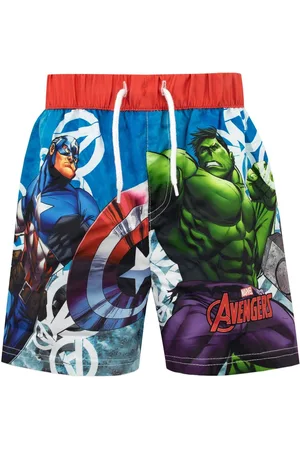Character Marvel Avengers Captain America & The Hulk Swim Shorts 3