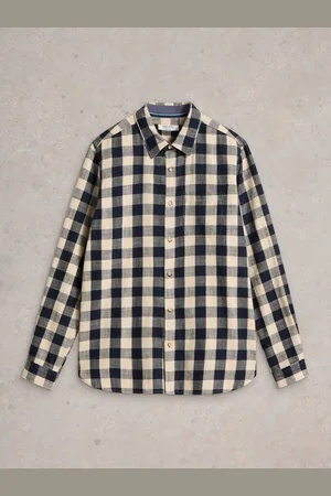 White Stuff Buffalo Check Long Sleeve Shirt L