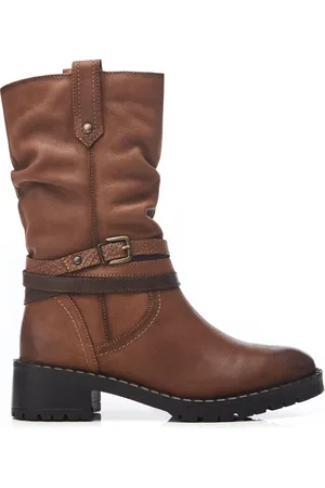 Moda In Pelle Beckette Multi Buckle Mid Height Cleated Ankle Boots AU 8 (EU 39)