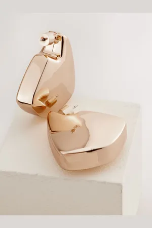 Next Gold Tone Chunky Statement Earrings One