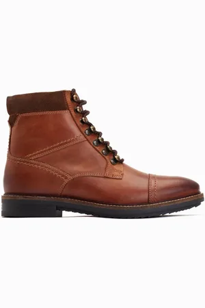 Base London Ashland Lace Up Toe Cap Boots AU 11 (EU 45)