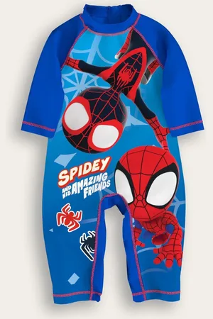 Brand Threads Blue Spidey and His Amazing Friends Swim set 3