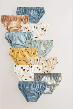 Next Safari Print Briefs 10 Pack (1.5-10yrs) 5