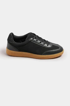 Long Tall Sally Black Retro Trainers AU 10 (EU 41)