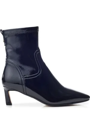 Moda In Pelle Petuniah Kitten Heel Smart Patent Chelsea Black Boots AU 6 (EU 37)