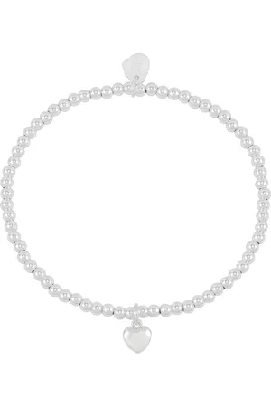 ESTELLA BARTLETT Silver Tone Puffed Heart Sienna Bracelet One