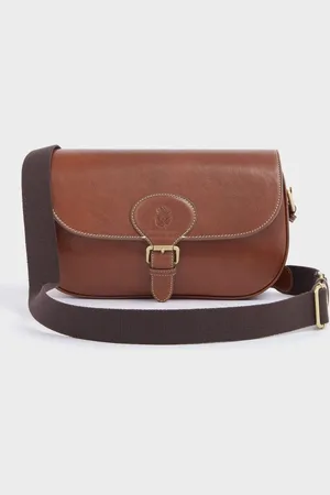 Osprey The Hurlingham Italian Leather Convertible Saddle Brown Bag One