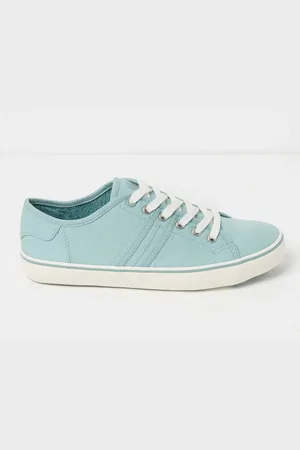 Fat Face FatFace Green Haze Lola Canvas Trainers AU 9 (EU 41)
