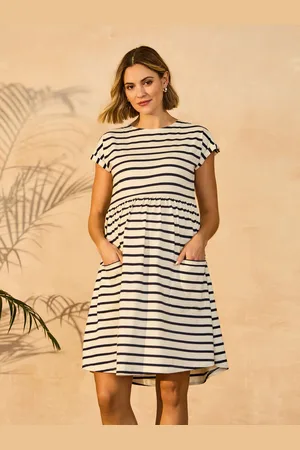 JoJo Maman Bébé Pocket Maternity T-Shirt Dress L