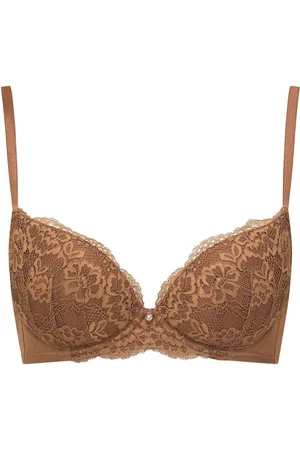 Ann Summers Cream Pad Plunge Sexy Lace Underwired Bra 34 E