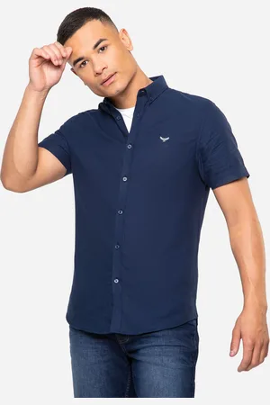 Threadbare Oxford Short Sleeve Shirt M