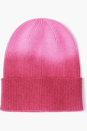 French Connection Pink Kezia Ombre Beanie One