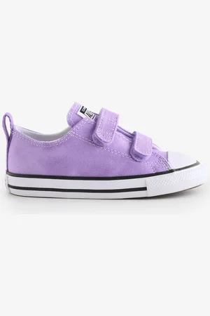 Converse Purple Infant Chuck Taylor Tie Die 2V Easy On Trainers uk7eu24