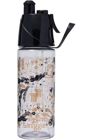 SMIGGLE Black Livewire Spritz Plastic Drink Bottle 560ml one