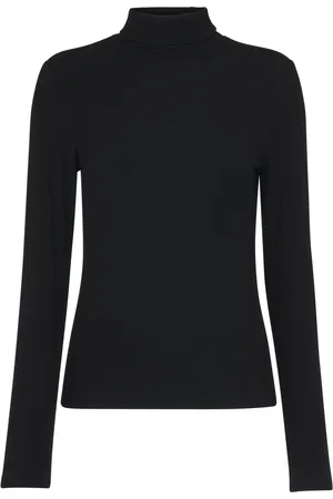 Whistles Black Essential Ribbed Jumper AU 6