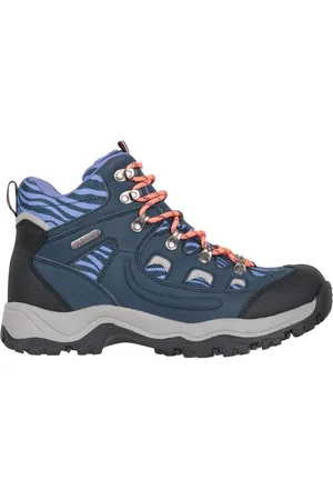 Mountain Warehouse Blue Adventurer Womens Printed Waterproof Boots AU 5 (EU 36)