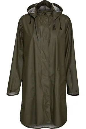 Ilse Jacobsen Loose Fit Waterproof A Shape Raincoat AU 18