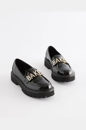 Ted Baker Girls Patent Chunky Loafers AU 12 (EU 30.5)