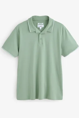 Threadbare Contrast Revere Collar 100% Cotton Polo Shirt xlarge